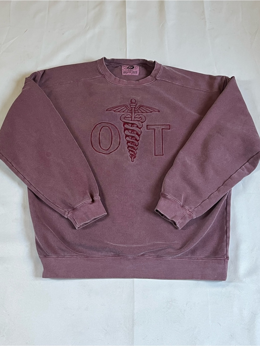 Vintage OT Medical Graphic Crewneck SweatShirt Size L